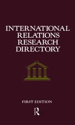 bokomslag International Relations Research Directory