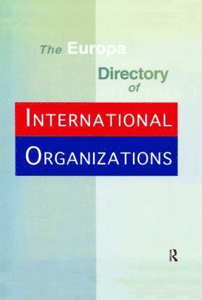 bokomslag Europa Directory Intl Org Ed1