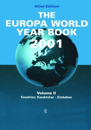Europa Publications - Europa World Year Bk 2001 V2, Inbunden