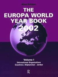 bokomslag Europa World Year Bk 2002 V1