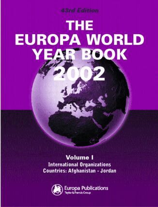 Europa Publications - Europa World Year Book 2002, Inbunden