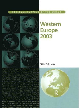 Europa Publications, Juliet Love, Jillian O'Brien - Western Europe 2003, Inbunden