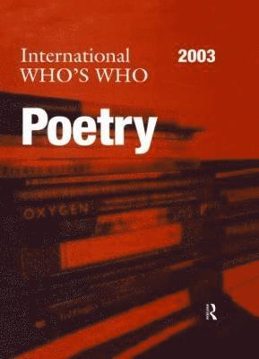 International Who's Who in Poetry 2003 1