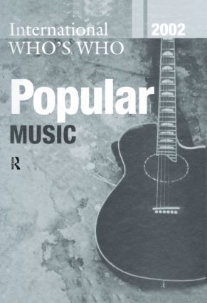 Europa Publications, Andy Gregory - International Whos Who Popular Music 2002, Inbunden