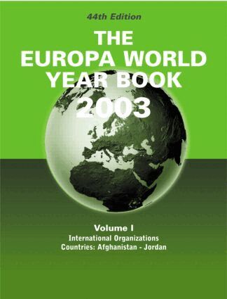 Europa Publications - Europa World Year Book V1 Usa, Inbunden