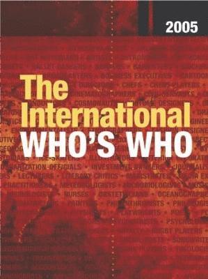 bokomslag The International Who's Who 2005