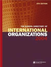 bokomslag Europa Directory of International Organizations 2004