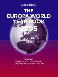 bokomslag Europa World Year Book 2005 Vo