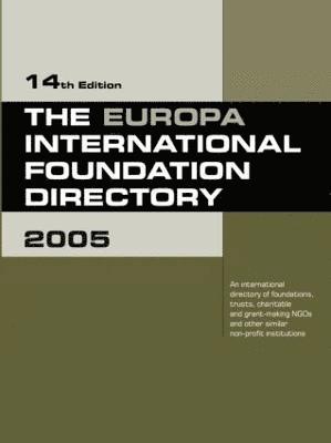bokomslag Europa International Foundation Directory 2005