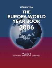 bokomslag The Europa World Year Book 2006 Voume 2