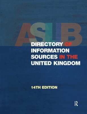 The Aslib Directory of Information Sources in the United Kingdom 1