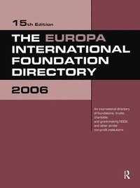 bokomslag Europa International Foundation Directory 2006