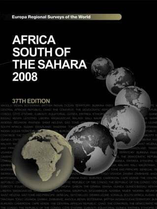 Europa Publications, Iain Frame - Africa South of the Sahara 2008, Inbunden