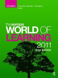 bokomslag Europa World of Learning 2007 Volume 2