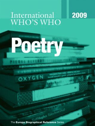 Europa Publications - International Who's Who in Poetry 2009, Inbunden