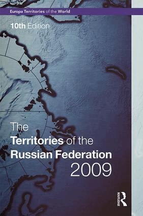 Europa Publications - Territories of the Russian Federation 2009, Inbunden