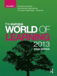 bokomslag The Europa World of Learning 2013