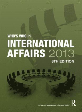 Who's Who in International Affairs 2013