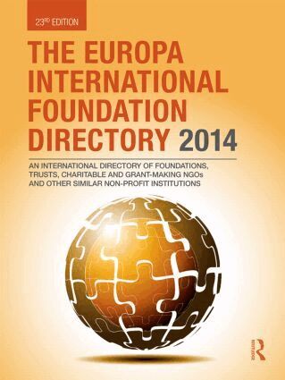 Europa Publications - Europa International Foundation Directory 2014, Inbunden