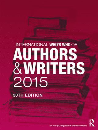 International Who's Who of Authors and Writers 2015 1