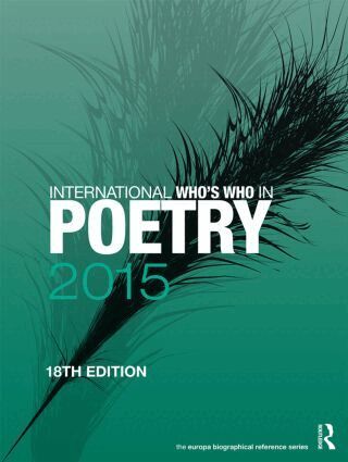 Europa Publications - International Who's Who in Poetry 2015, Inbunden