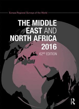 Europa Publications - Middle East and North Africa 2016, Inbunden