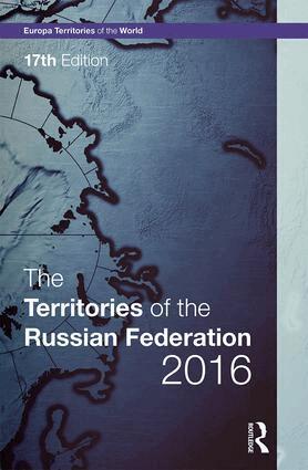 Europa Publications - Territories of the Russian Federation 2016, Inbunden