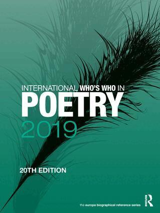 Europa Publications - International Who's Who in Poetry 2019, Inbunden
