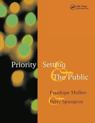 bokomslag Priority Setting and the Public