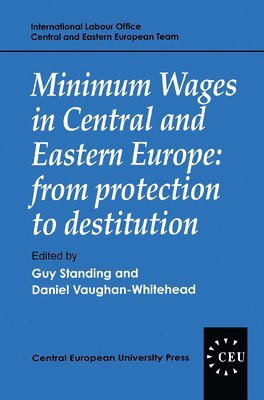 Guy Standing, Daniel Vaughan-Whitehead - Minimum Wages in Central and Eastern Europe, Inbunden