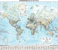 bokomslag Daily Telegraph Wall Map of the World