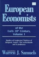 bokomslag European Economists of the Early 20th Century, Volume 1