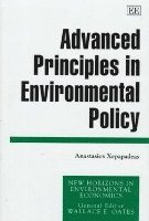 bokomslag Advanced Principles in Environmental Policy