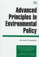 Advanced Principles in Environmental Policy 1