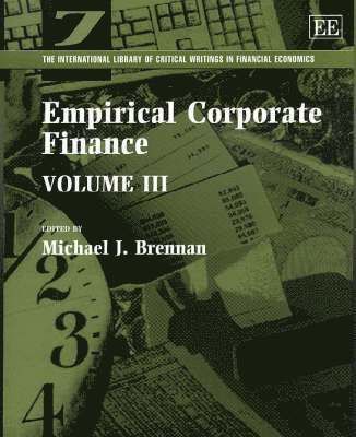 Empirical Corporate Finance