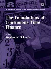 bokomslag The Foundations of Continuous Time Finance