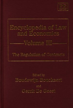 Encyclopedia Law & Economics 3