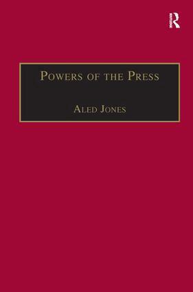 Aled Jones - Powers of the Press, Inbunden