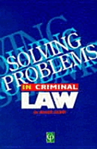bokomslag Solving Problems in Criminal Law