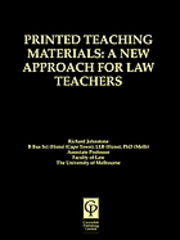 bokomslag Printed Teaching Materials
