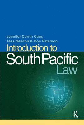 Jennifer Corrin-Care, Donald Paterson - Introduction to South Pacific Law, Häftad