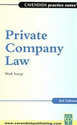 bokomslag Practice Notes on Private Company Law