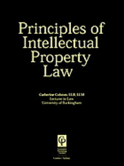 bokomslag Principles of Intellectual Property Law