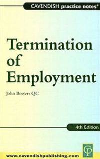 bokomslag Practice Notes on Termination of Employment Law