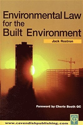 bokomslag Environmental Law for The Built Environment