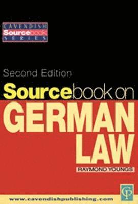 bokomslag Sourcebook on German Law