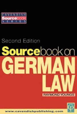 Raymond Youngs - Sourcebook on German Law, Häftad