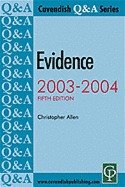 Christopher Allen - Evidence Q&A, Häftad