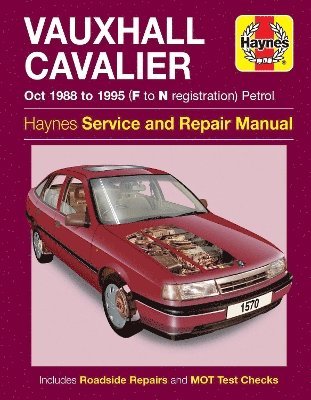 Vauxhall Cavalier Petrol (Oct 88 - 95) Haynes Repair Manual 1