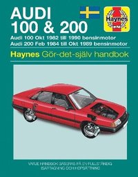 bokomslag Audi 100 and 200 (82-90) Svensk text